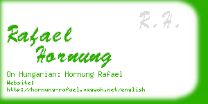 rafael hornung business card